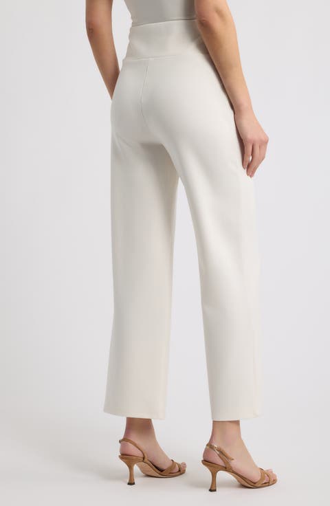 High Waist Pull-On Pants