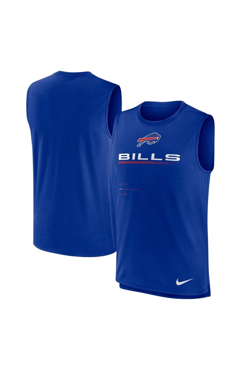 Nike Men's Nike Royal Buffalo Bills Muscle Trainer Tank Top, Main, color, 