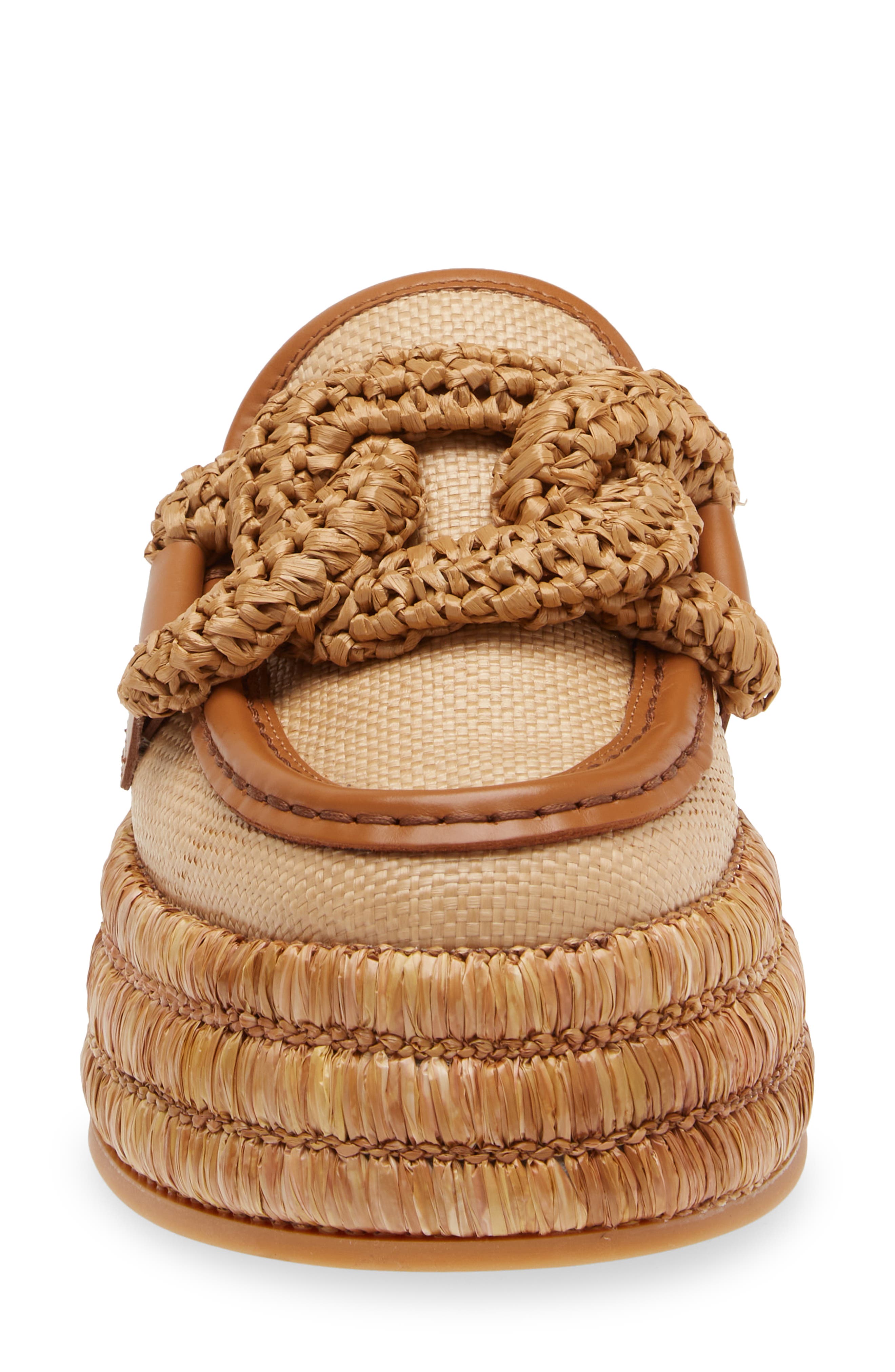 Tod's Kate Raffia Platform Mule, Alternate, color, 