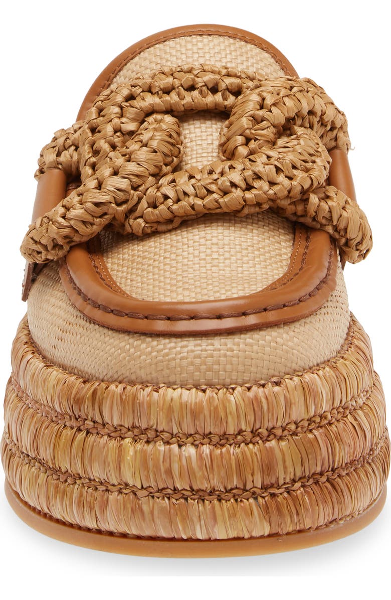Tod's Kate Raffia Platform Mule, Alternate, color,