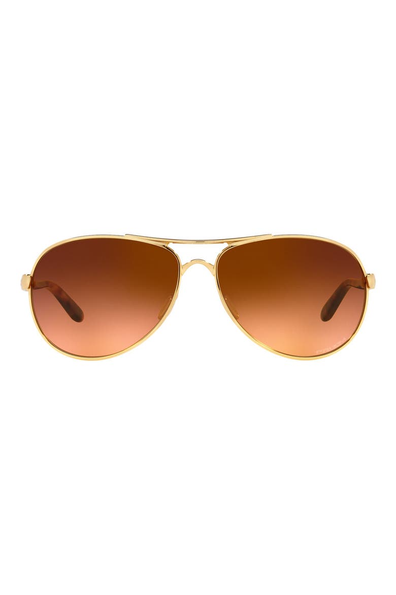 59mm Aviator Sunglasses, Main, color, BROWN TORTOISE/ PRIZM BROWN