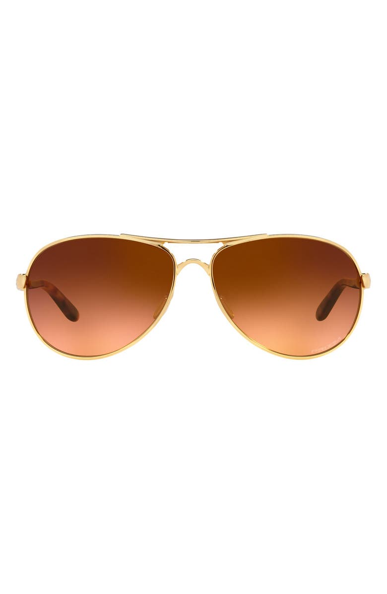 Oakley 59mm Aviator Sunglasses, Main, color,