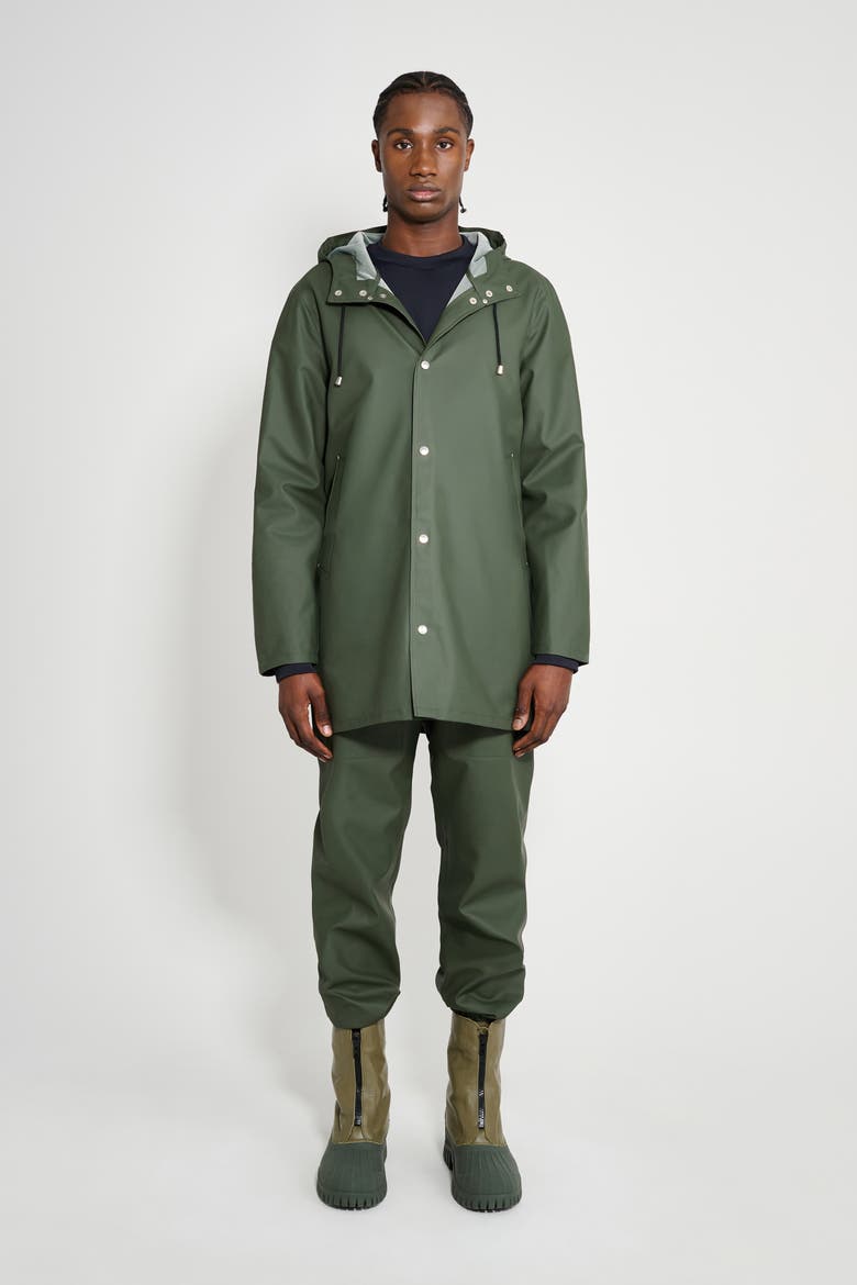 Stockholm Lightweight Raincoat, Alternate, color, Green