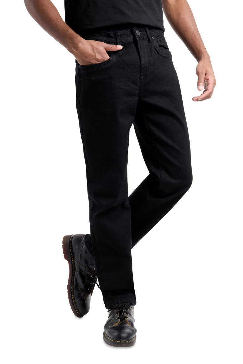 Supersoft Relaxed Slim Fit Skinny Jeans, Alternate, color, JET BLACK