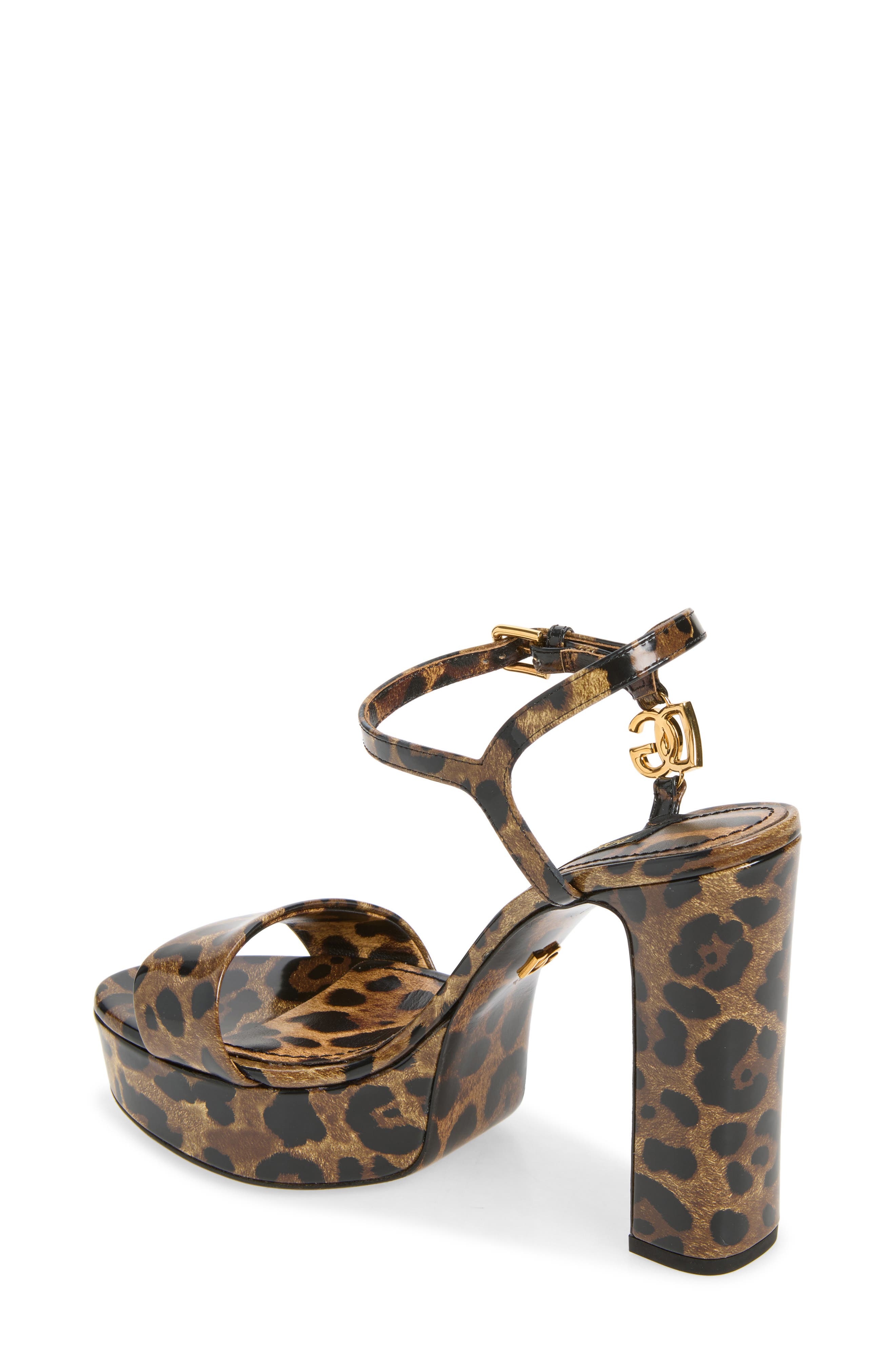Keira Platform Sandal, Alternate, color, LEOPARD