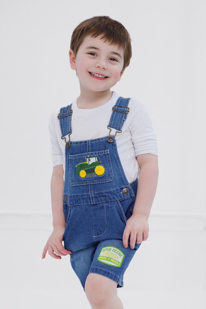 Denim Shortall, Alternate, color, Medium Wash Denim