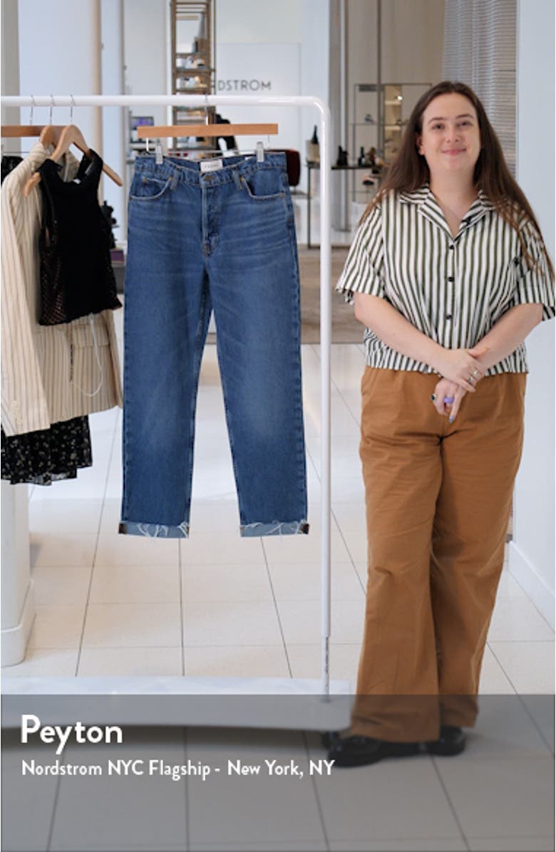 Le Mec Raw Hem Boyfriend Jeans, sales video thumbnail