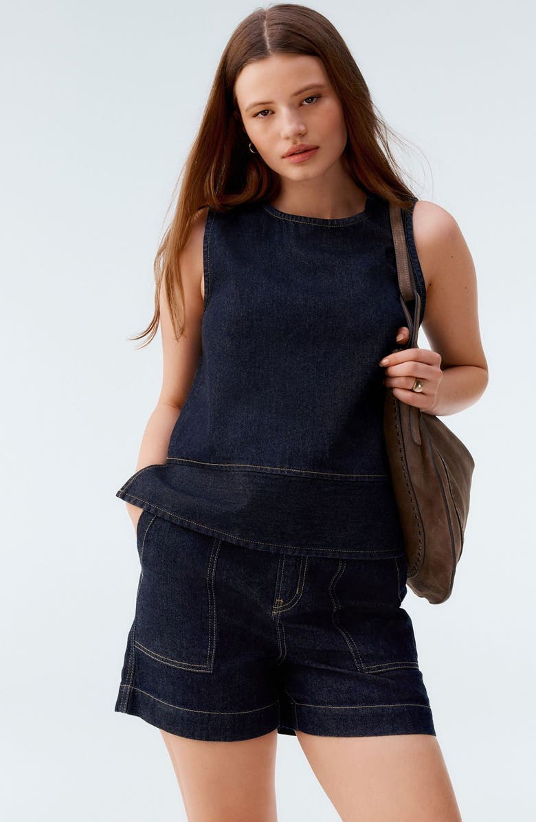 NEXT Utility Denim Shorts, Alternate, color, 