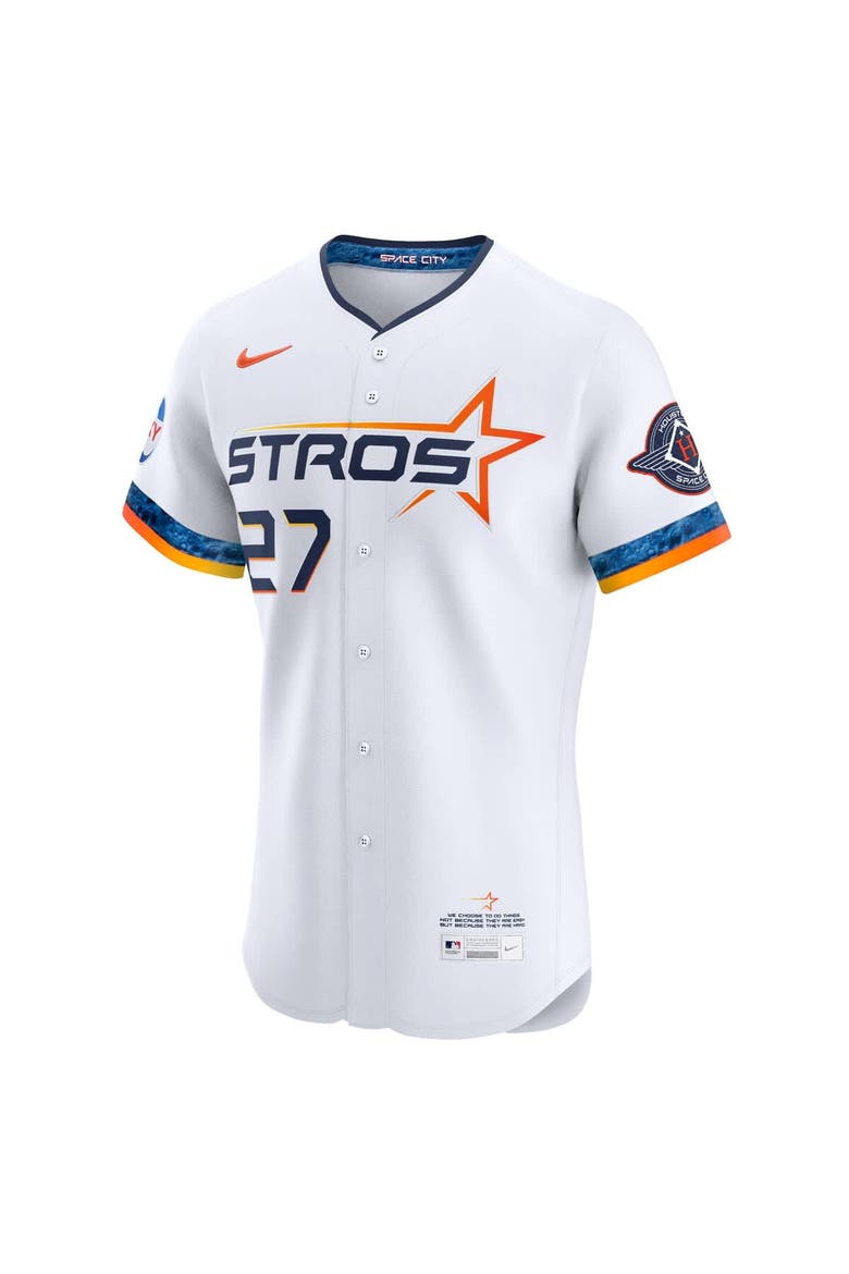 Men's Nike Jose Altuve White Houston Astros 2025 City Connect Elite Player Jersey, Alternate, color, White