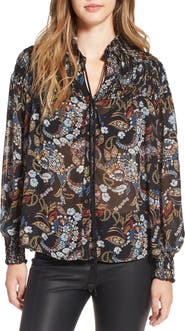WAYF 'Russell' Chiffon Blouse