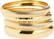 NATASHA Set of 4 Bangle Bracelets