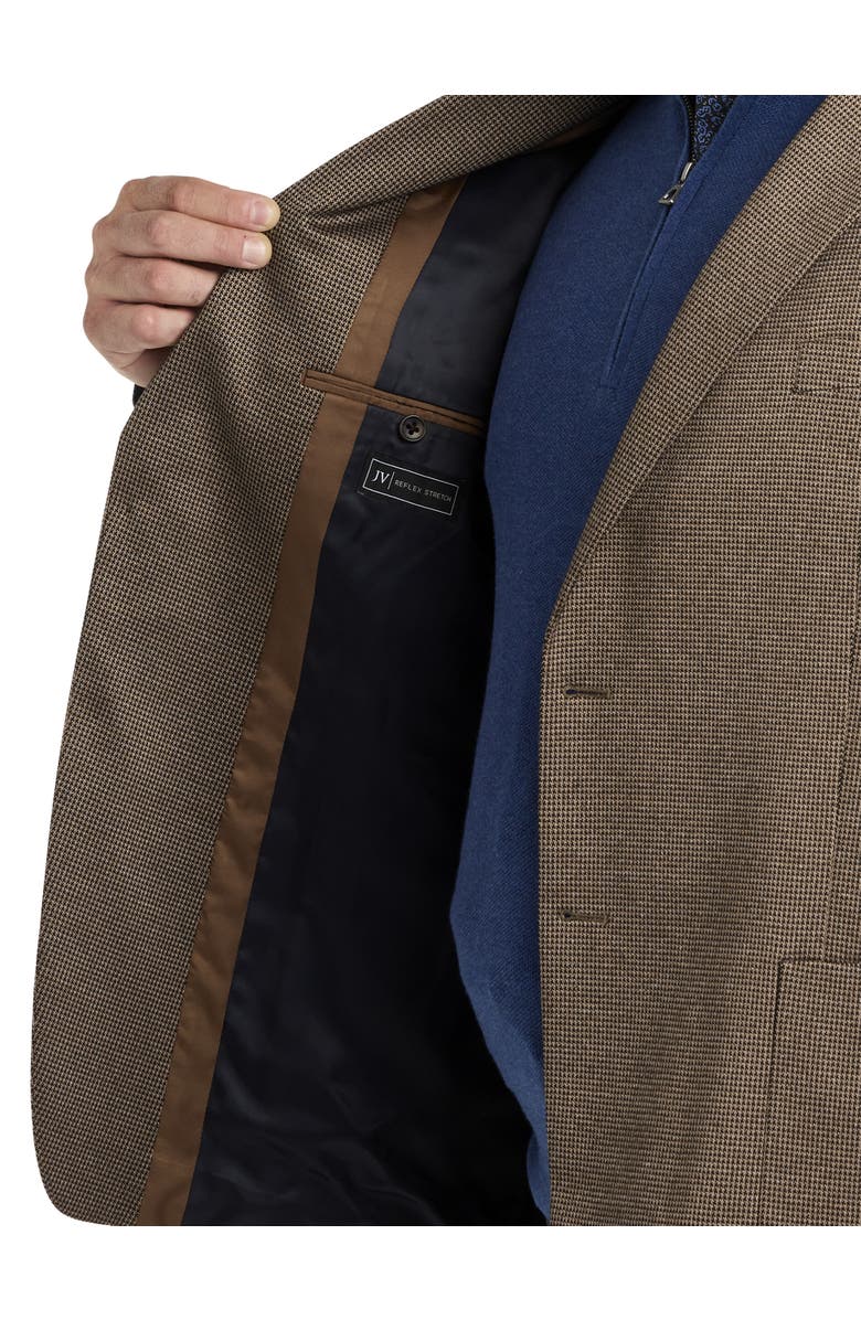 JV Reflex Houndstooth Sport Coat, Alternate, color, Brown