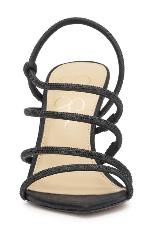 Jessica Simpson Vioreena Pointed Toe Slingback Sandal In Animal Print