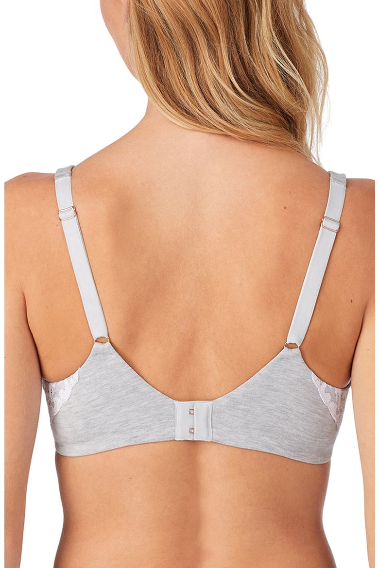 Cotton Touch Bra, Alternate, color, HEATHER GREY