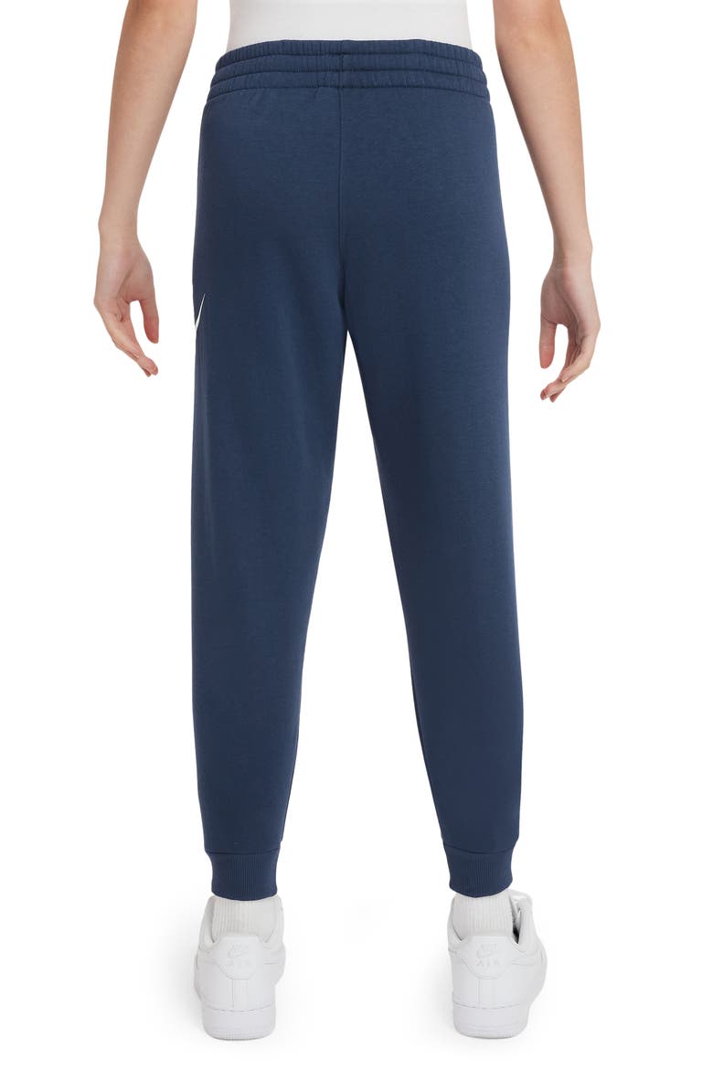 Kids' Sportswear Club Fleece Joggers, Alternate, color, 410 MIDNIGHT NAVY/WHITE