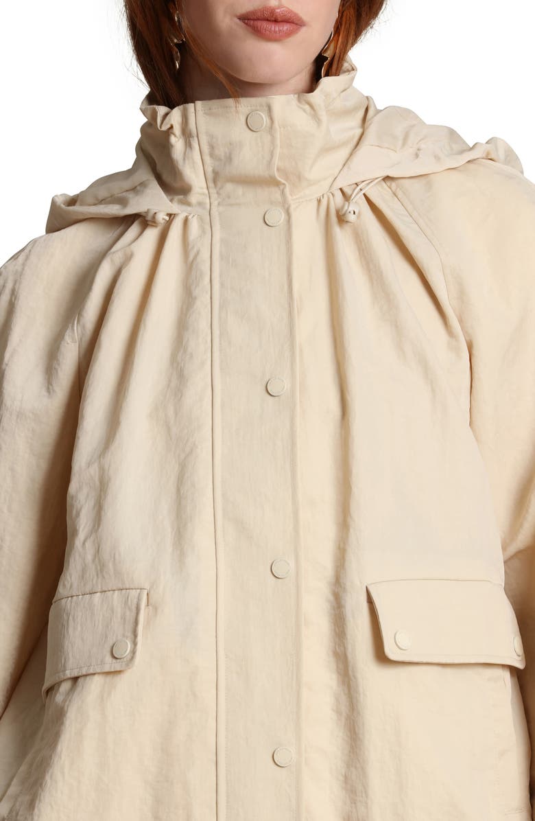 Avec Les Filles Balloon Bomber Jacket, Alternate, color, Ivory