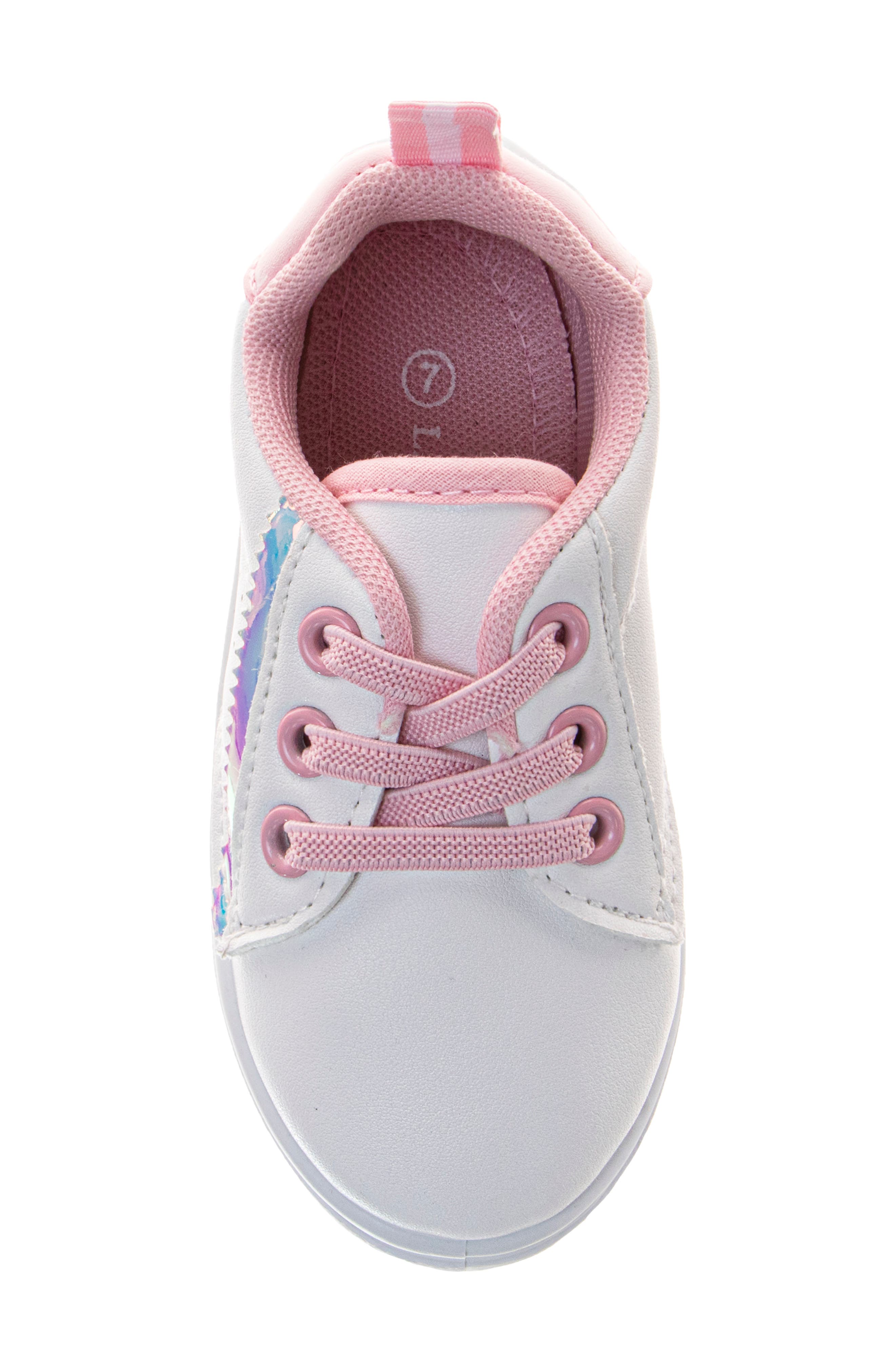 Kids' Fashion Sneaker, Alternate, color, WHITE PINK