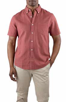 Tailor Vintage Puretec Linen Cotton Button-Up Shirt