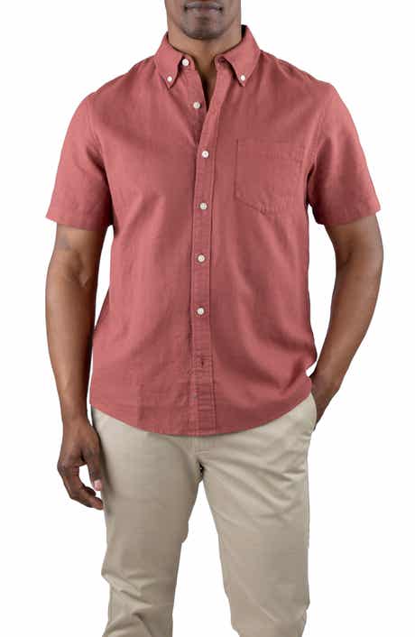 Tailor Vintage Puretec Linen Cotton Button-Up Shirt