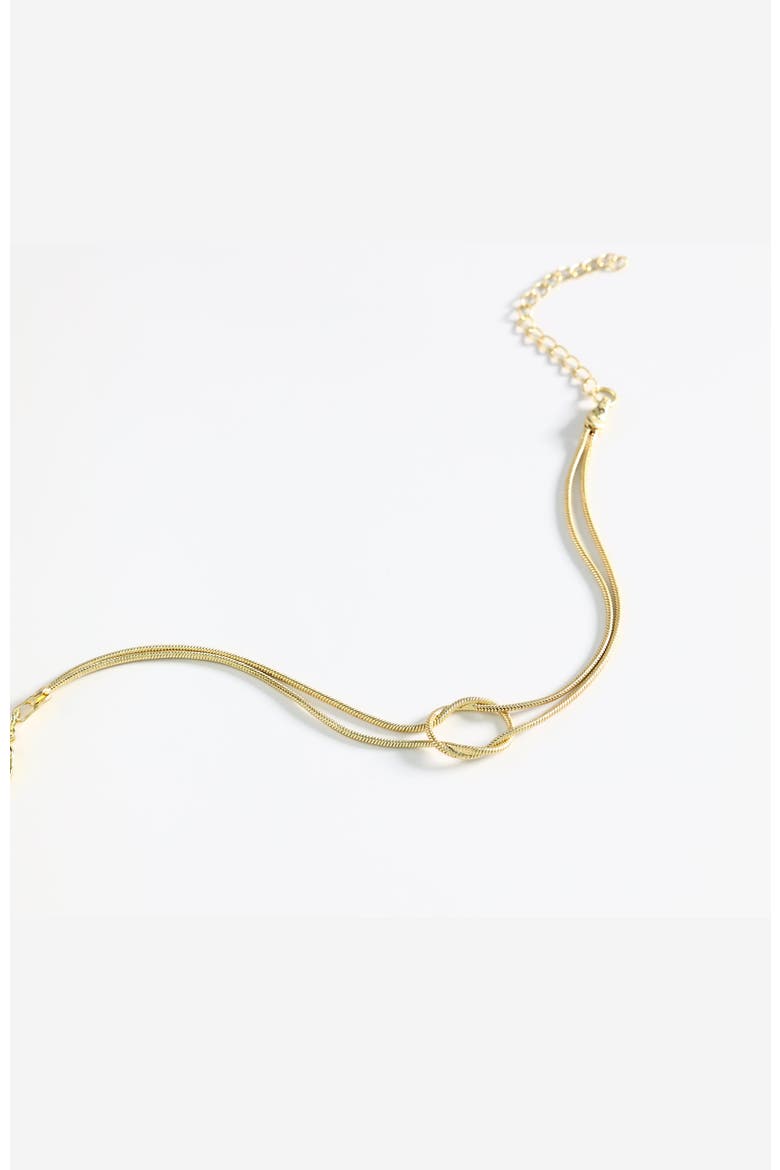 Dainty Knot Bracelet, Alternate, color, Silver