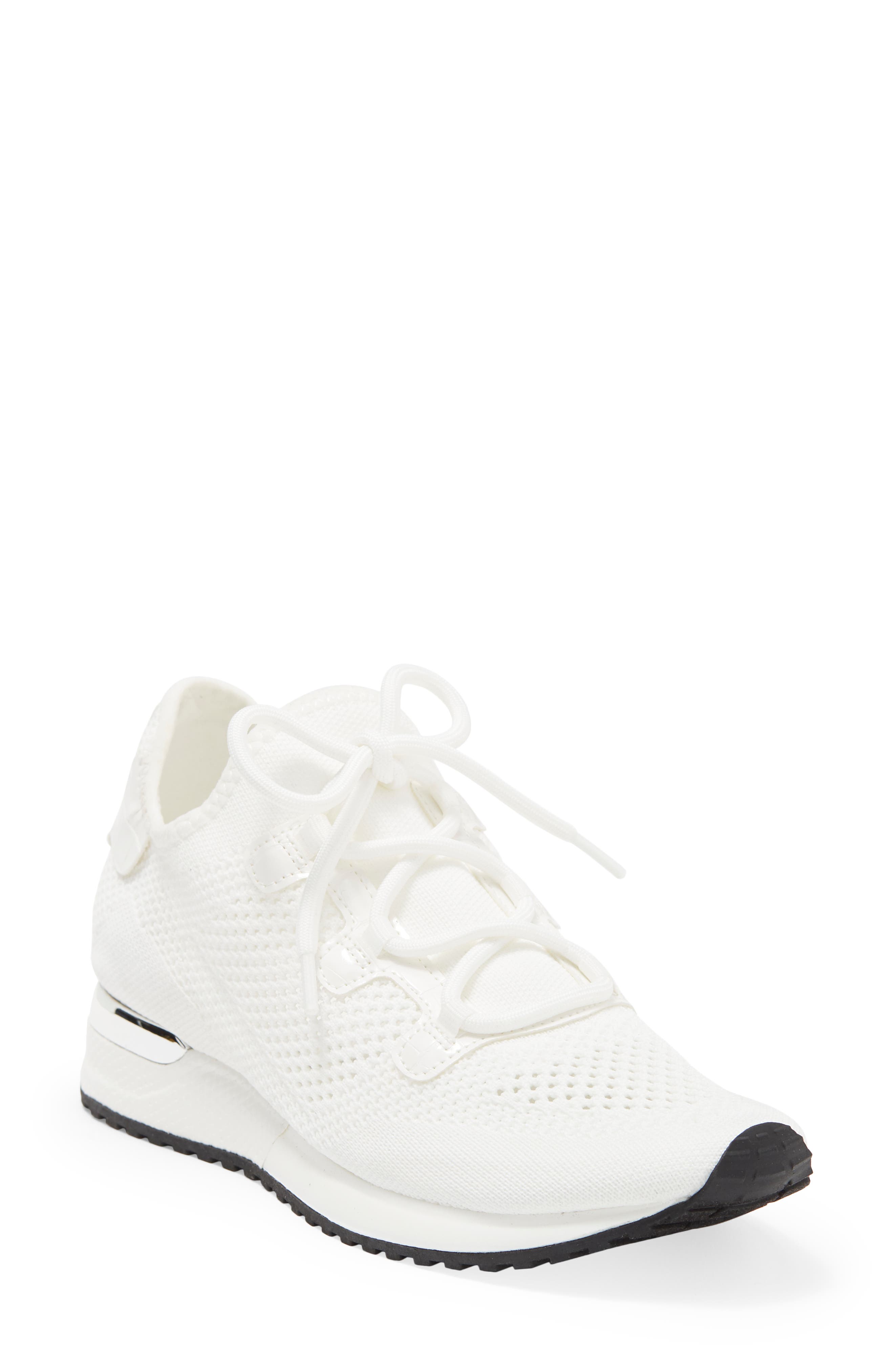 Ocarina Sneaker, Main, color, WHITE KNIT