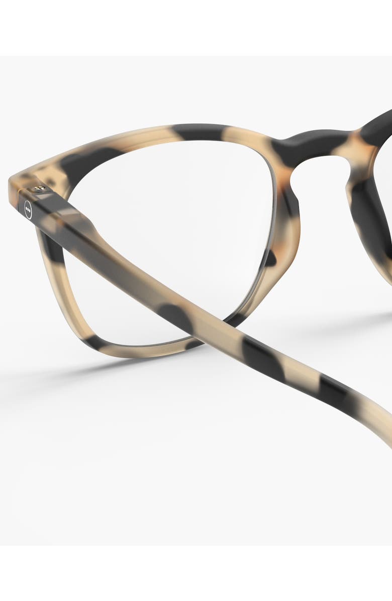 IZIPIZI #E 49mm Trapeze Reading Glasses, Alternate, color, Light Tortoise