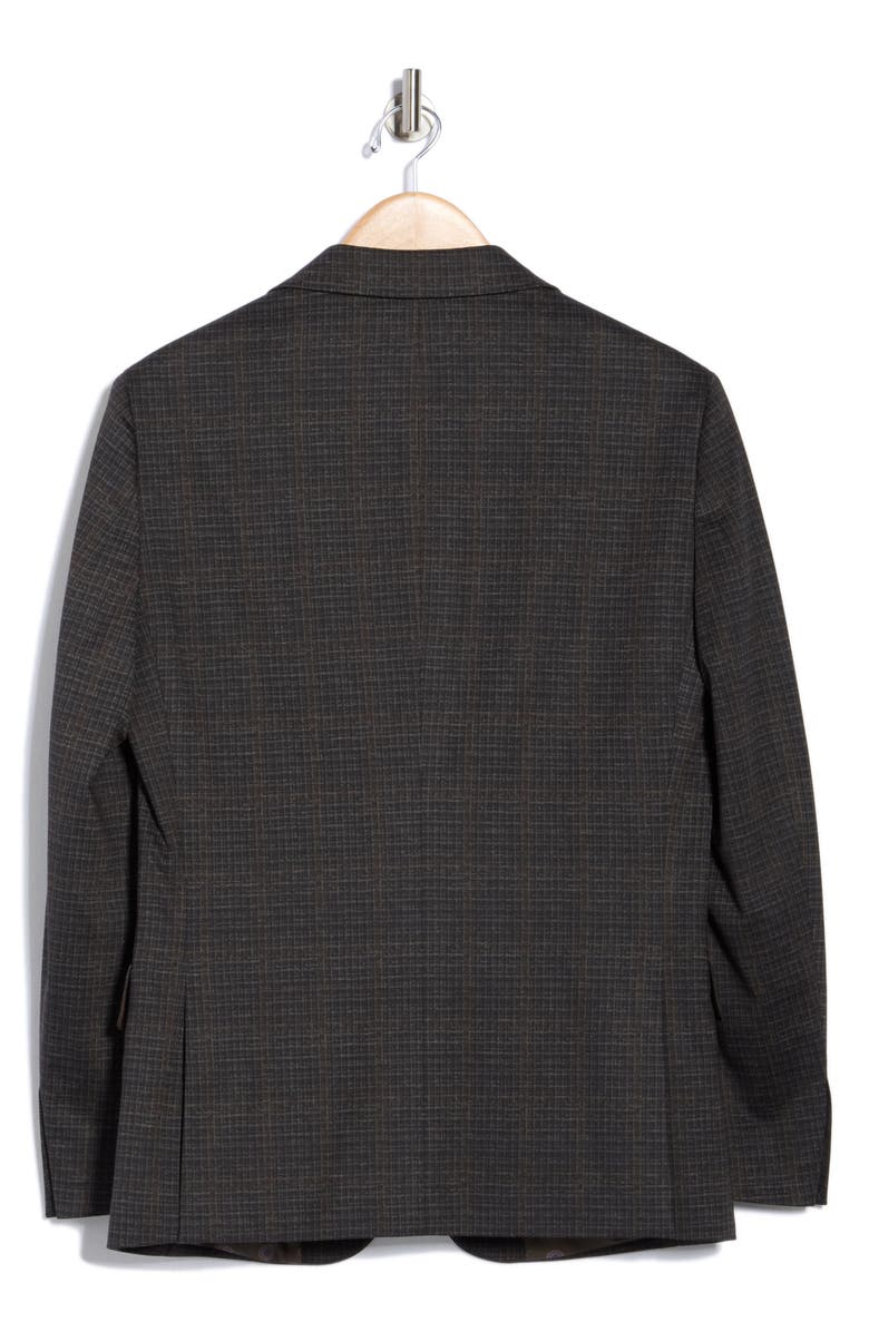 Original Penguin Two Button Notch Lapel Sport Coat, Alternate, color, Navy Brown