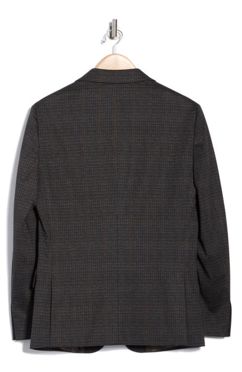 Original Penguin Two Button Notch Lapel Sport Coat In Brown