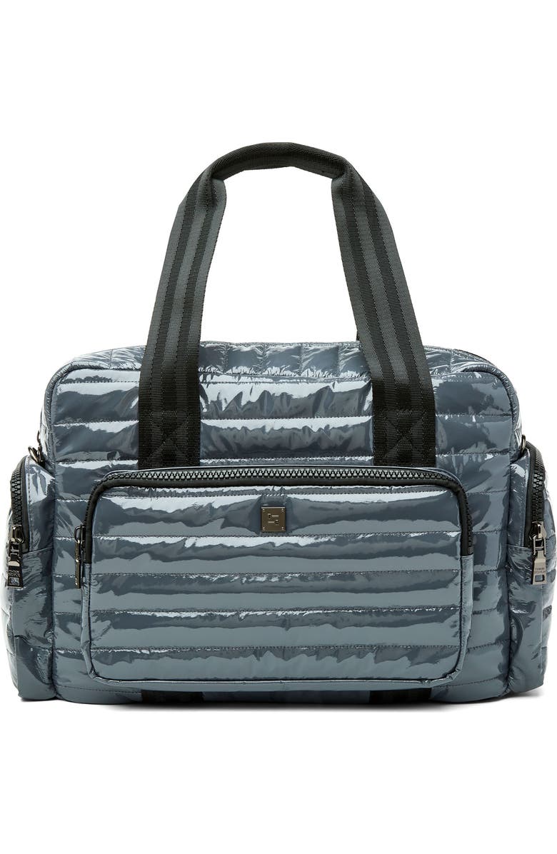 THINK ROYLN Voyager Travel Bag, Main, color, Carbon Patent