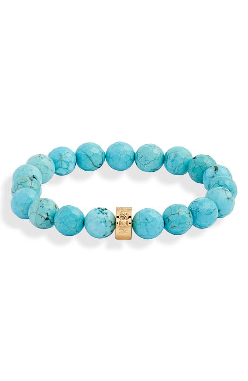 NEST Jewelry Beaded Stretch Bracelet in Turquoise  product