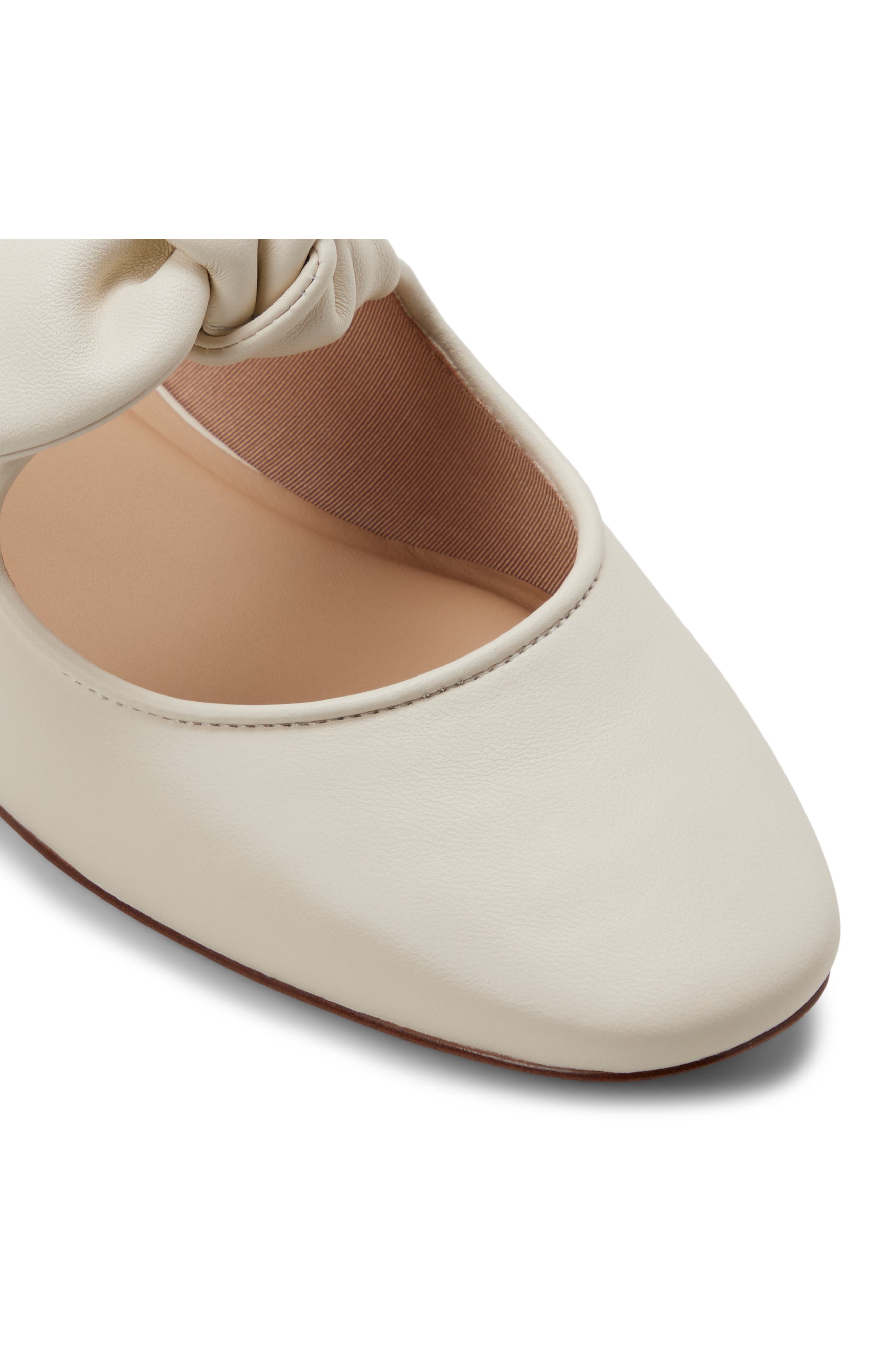Clara Flat, Alternate, color, WHITE/ BONE