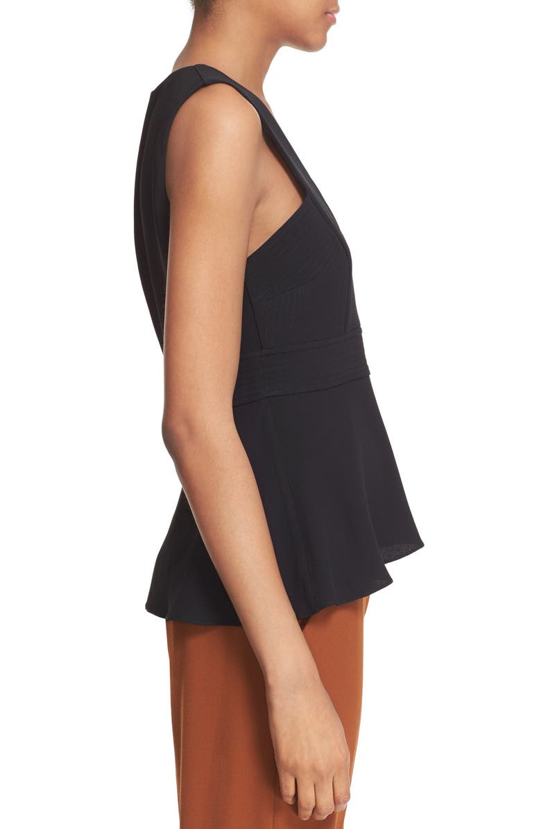A.L.C. 'Leigh' Sleeveless Peplum Top, Alternate, color,