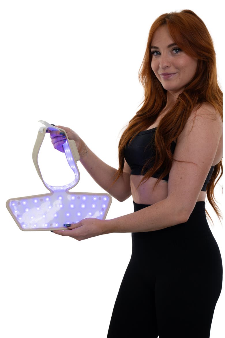 Red Light Therapy Neck Mask, Alternate, color, LIGHT GREY