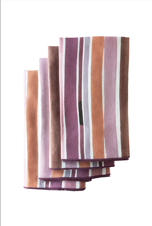 Goldie Home Lisbon Stripe Napkin Set Of 4 In Lisbon Stripe