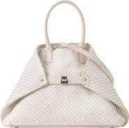 Akris Small AI Woven Leather Tote