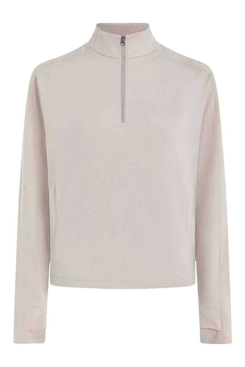 Lamia Half Zip Sweatshirt, Alternate, color, PEBBLE MARL