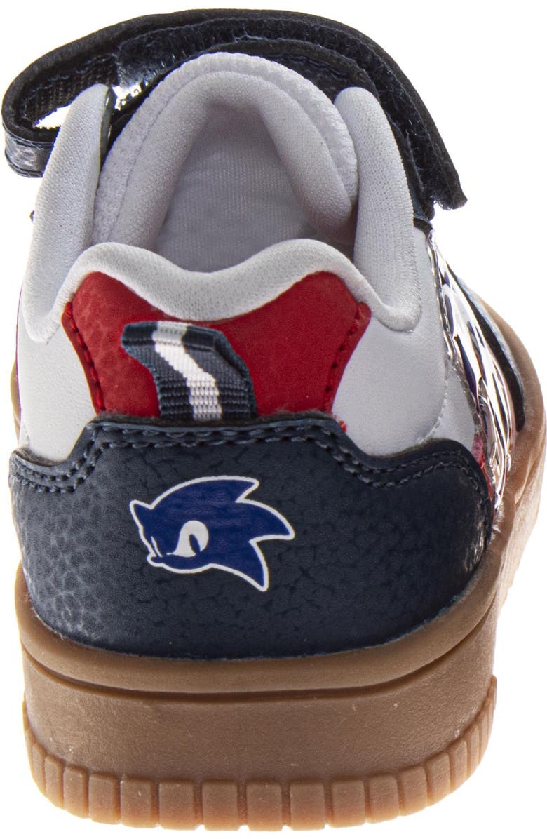 Sonic the Hedgehog Sneaker Little Kid Toddler, Alternate, color, Navy White