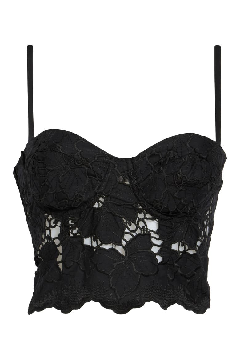 Sonya Bralette, Alternate, color, BLACK