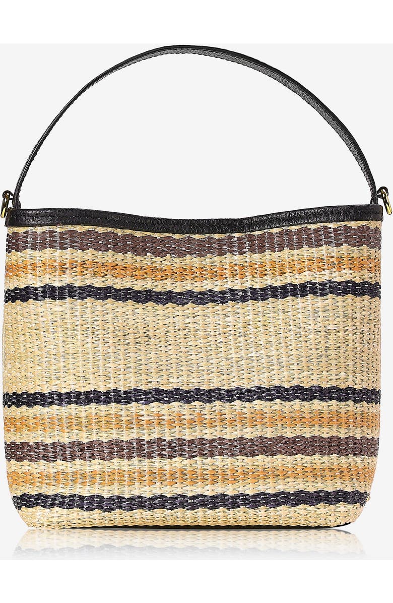 GiGi New York Tate Bucket Bag, Alternate, color, Natural Raffia