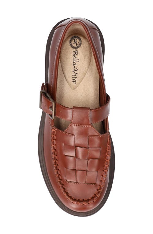 Bella Vita Makell Lug Sole Loafer In Brown