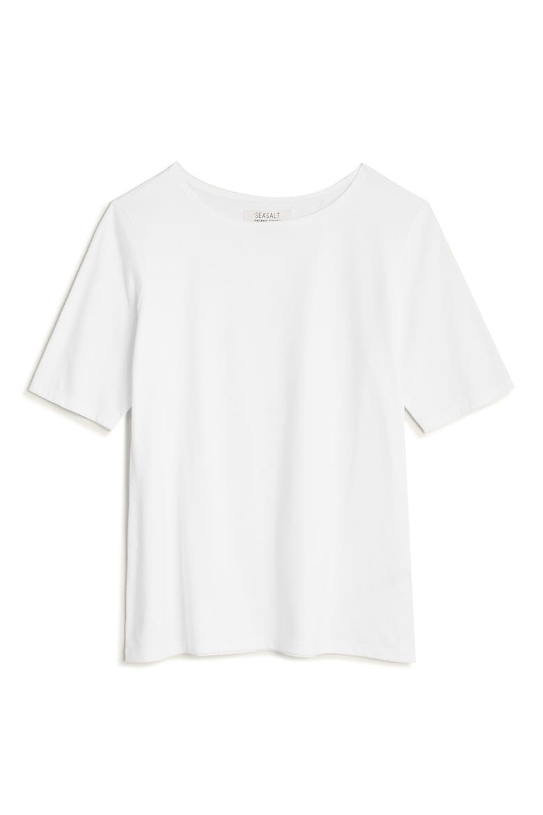Poisson Organic Cotton T-Shirt, Alternate, color, SALT