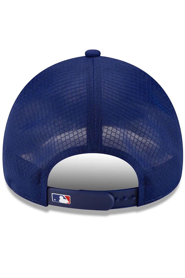 Men's New Era Royal Texas Rangers 2026 Batting Practice Apex 9FORTY Adjustable Trucker Hat, Alternate, color, Royal
