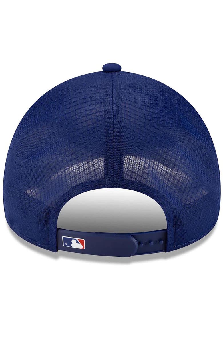 New Era Men's New Era Royal Texas Rangers 2026 Batting Practice Apex 9FORTY Adjustable Trucker Hat, Alternate, color, Royal