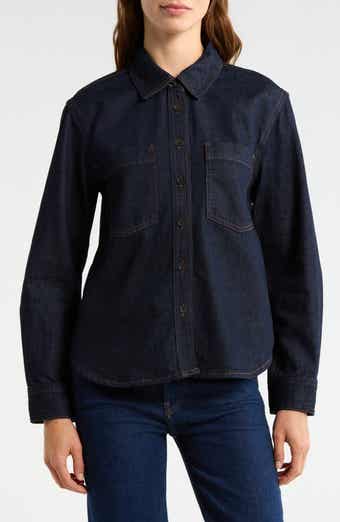 The Polished Denim Button-Up Shirt