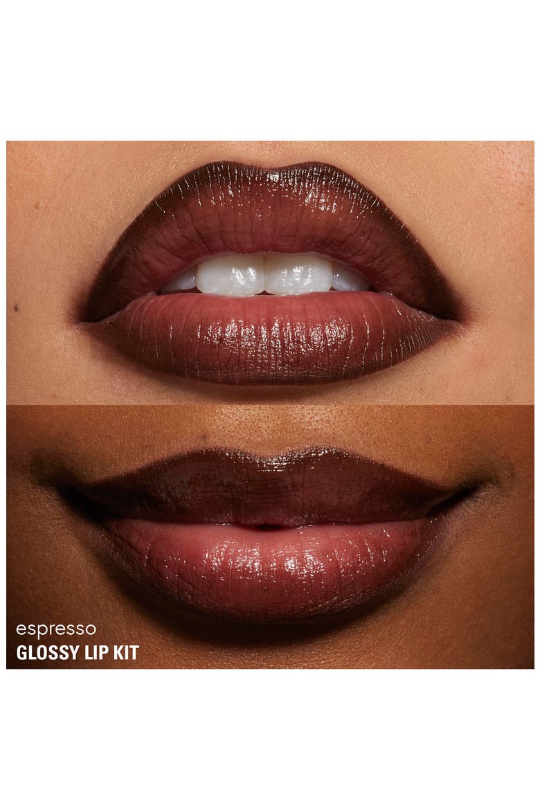 Glossy Lip Kit $35 Value, Alternate, color, ESPRESSO