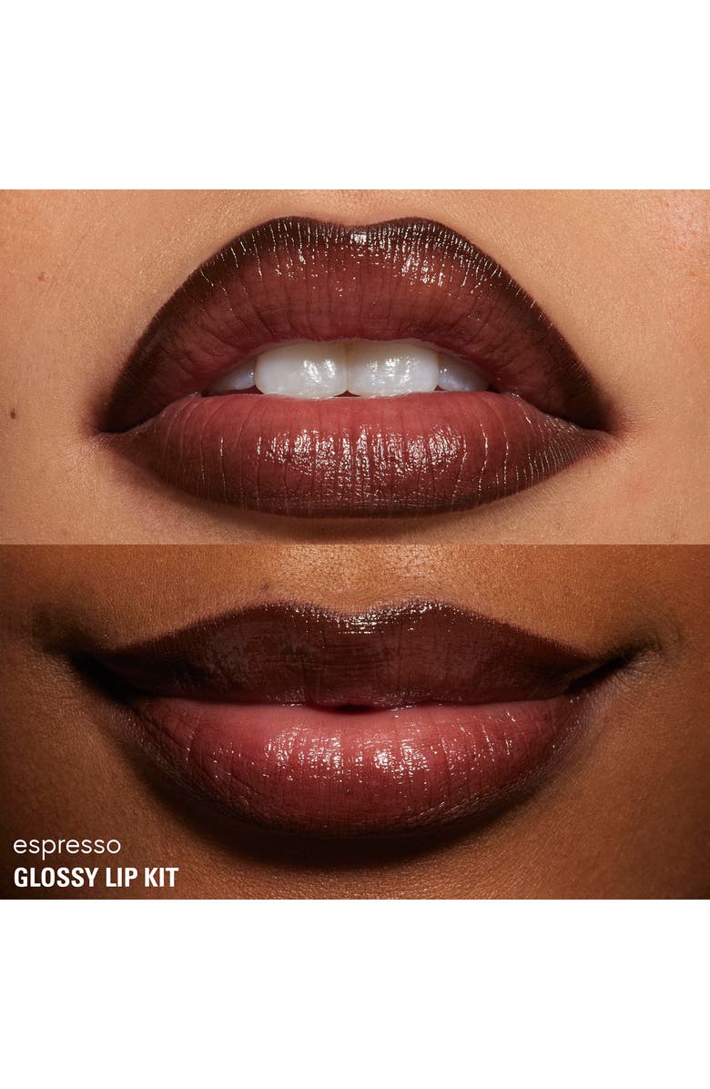 Kylie Cosmetics Glossy Lip Kit $35 Value, Alternate, color, Espresso