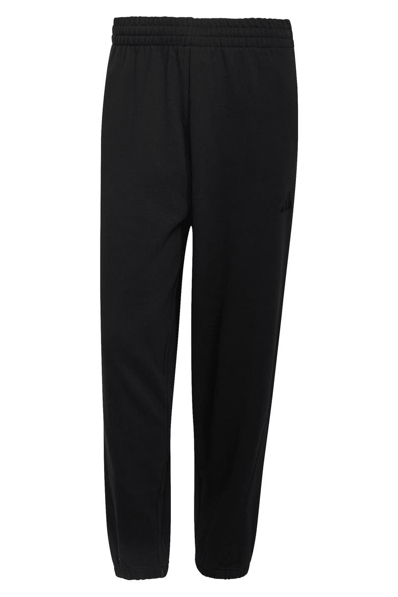 French Terry Joggers, Main, color, BLACK