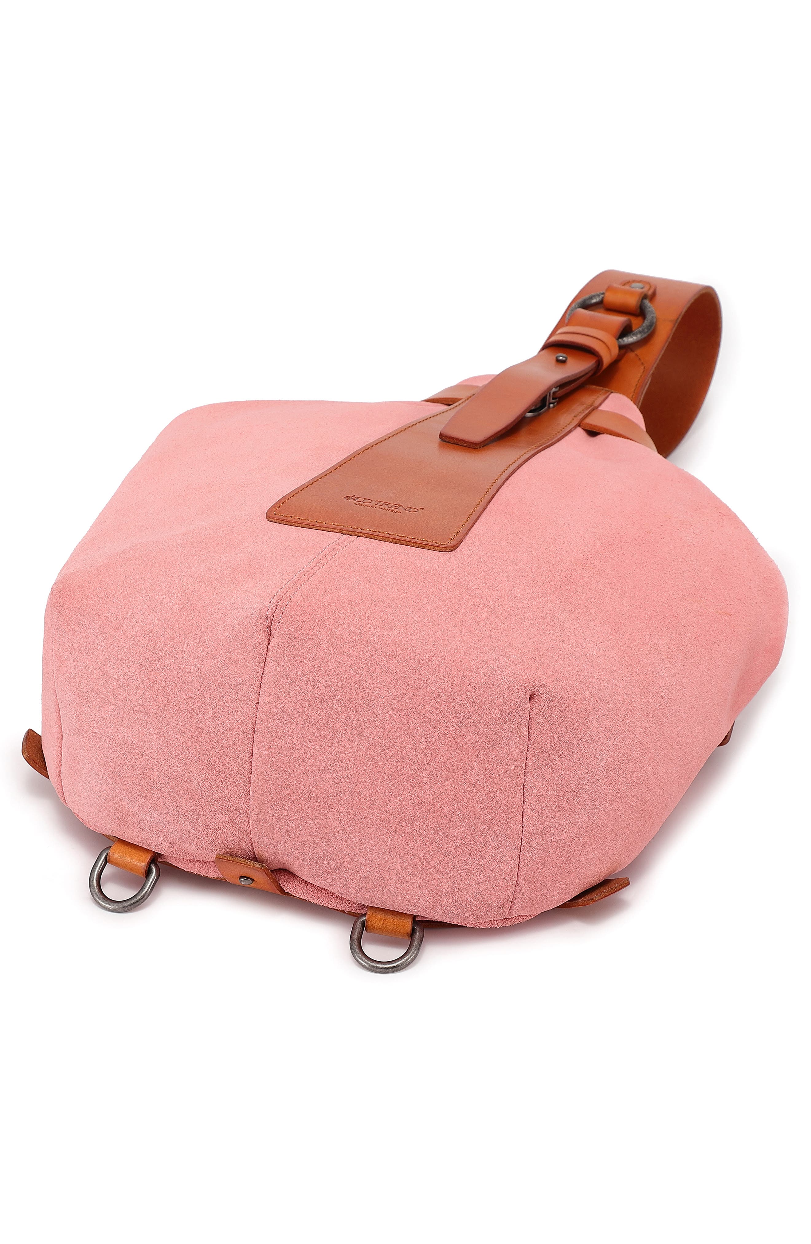 Daisy Leather Trim Sling Bag, Alternate, color, PINK