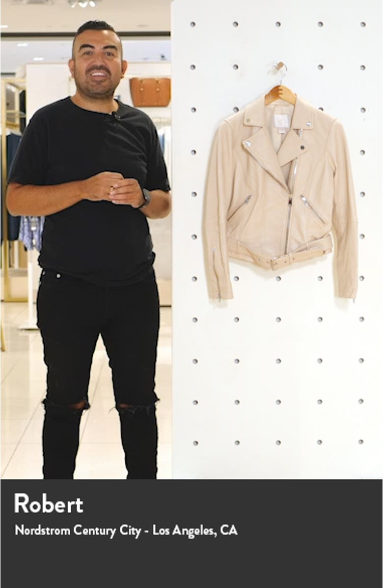 Leather Moto Jacket, sales video thumbnail