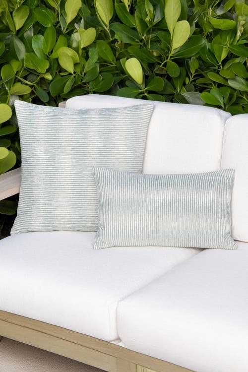 Elaine Smith Progress Multicolored Chenille Indoor & Outdoor Woven Accent Pillow